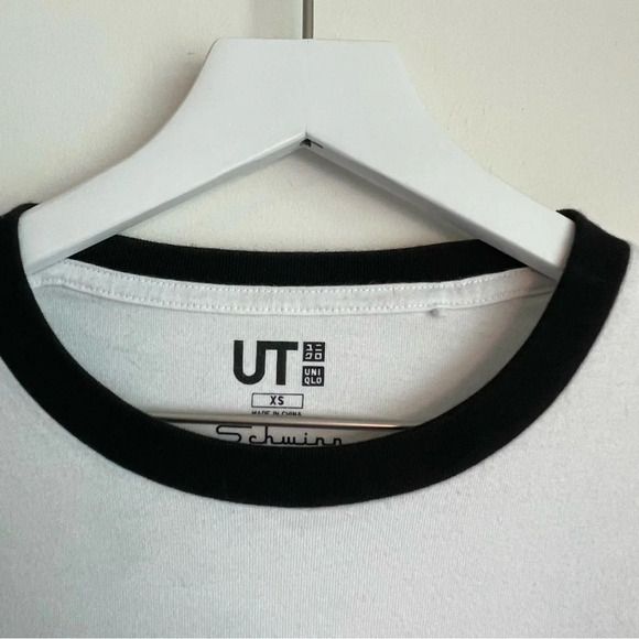 Uniqlo x Schwinn collab 3/4 sleeve Crewneck shirt size XS - Picture 2 of 4